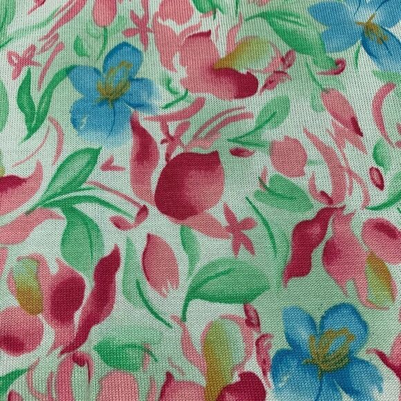 Diane Von Furstenberg Silk Assets Floral Twin Set sz L NWT - Picture 3 of 6